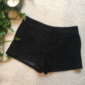 FOREVER 21 sparkly tweed shorts